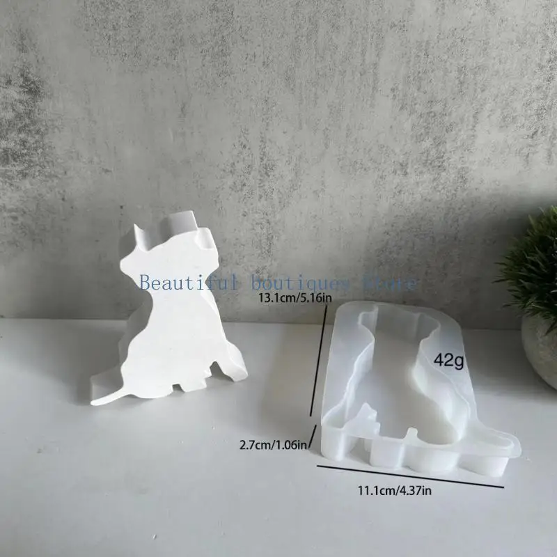 U4LF Silicone Animal Mold for Crafts Multiunctional Animal Shaped Ornaments Mold for Handmade Gift and Home Decors