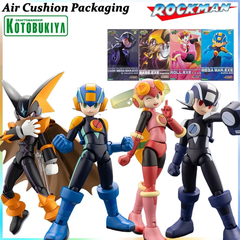 

Kotobukiya Genuine ROCKMAN EXE Mega Man Series Bass Roll‌ Dark Japanese Science Fiction Anime Periphery Action Figures Model Toy