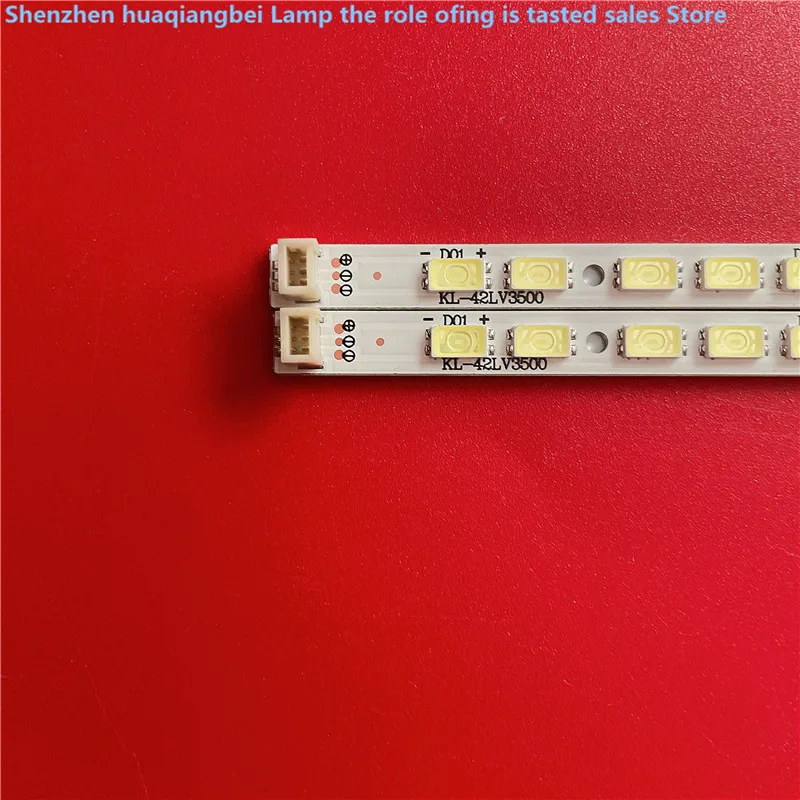 2pcs/set LED Backlight strip for LIG 42LV3550 42LV5500 42P21FBD 42T11-06a 74.42T13.001-0-CS1 T420HW08 V.5 74.42TB3.001-1-SHI