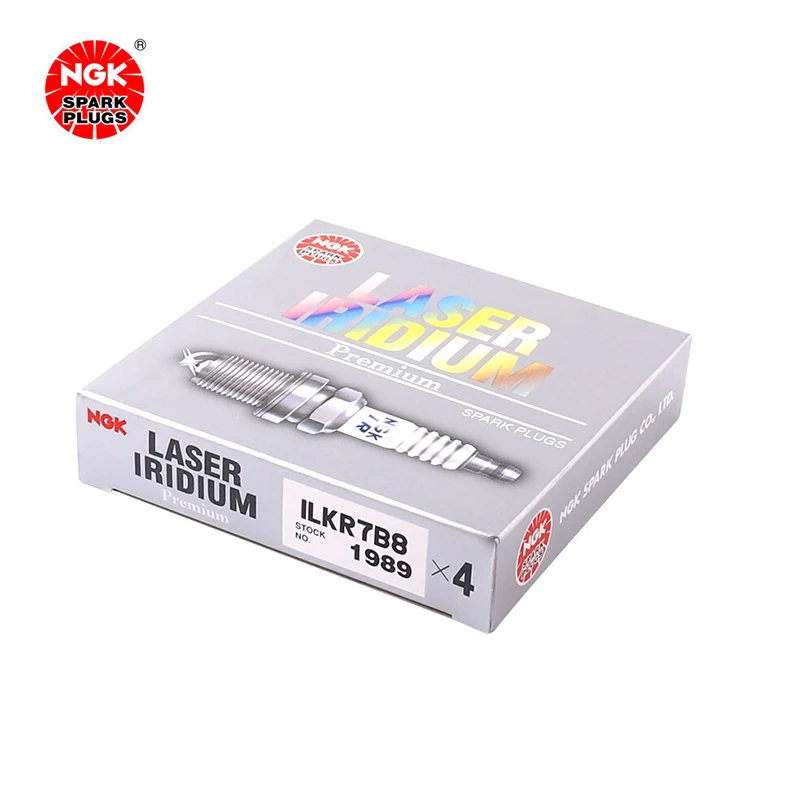 NGK Iridium Platinum spark plug ILKR7B8 1989 for Outlander Pajero Jinchang 3.0L6B31(4PCS)