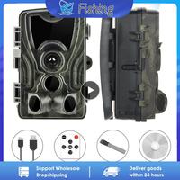 Suntekcam HC-801A Hunting Camera With 5000Mah Lithium Battery 16MP 64GB Trail Camera IP65 Photo Traps 0.3s 940nm Wild Camera