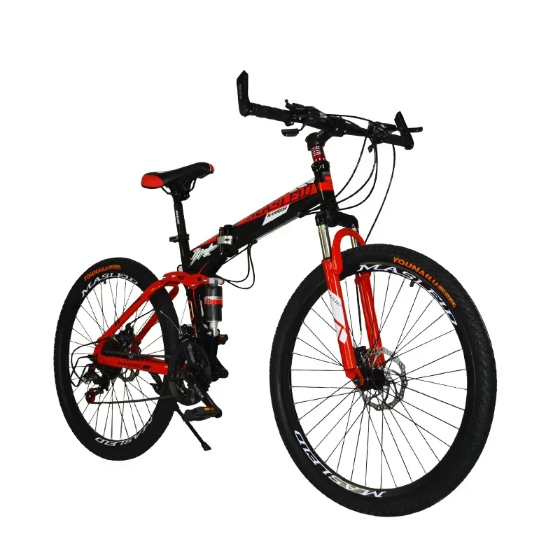 

Folding bike 26 inch adult mountain bike high carbon steel cheap price but high quality