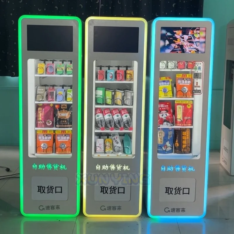 Snack and Drinks Vending Machine, Small Automatic Vending Machine , Compact Snack Dispenser