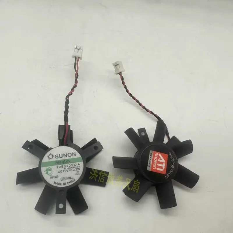 New Cooler Fan for SUNON 125010VX-A 12V 2.3W Graphics Card Fan Hole Distance 3.2cm Diameter 4.5cm Fan