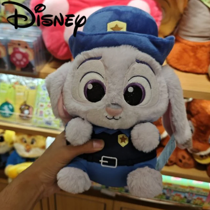 

Disney Zootopia Judy Hopps Police Rabbit Nick Wilde Fox Plush Toys Soft Stuffed Dolls Cute Cartoon Play Figures