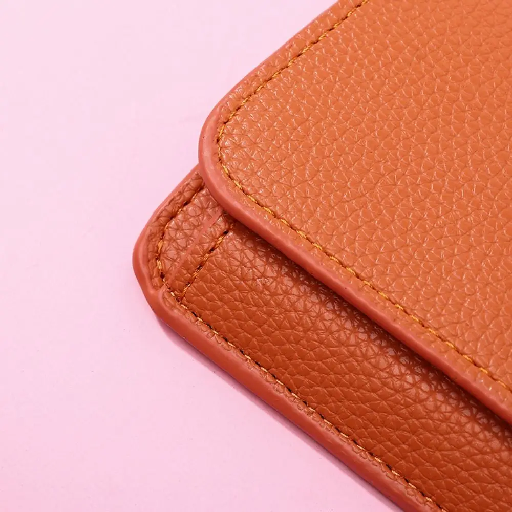 المحمولة الكورية نمط المرأة المحفظة محفظة حامل بطاقة بولي Leather حامل بطاقة جلدية سستة قصيرة مخلب حافظة للبطاقات الرجال