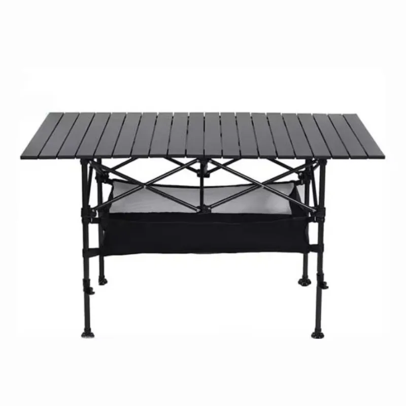 

Adjustable New Style Modern Large Deluxe Portable Collapsible Folding Wood Table for Camping School Hotel & Workshop Use