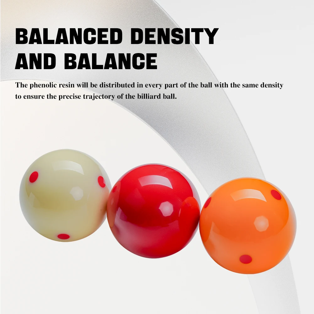 한국 3 쿠션 게임 공, 프랑스 캐롬 당구 공, 리브레 큐 볼, 6 도트 스팟 운동 공, 61.5mm 당구 액세서리, 3 개