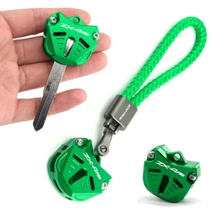 For KAWASAKI ZX-4R ZX-4RR ZX4R ZX4RR ZX-10R 400 2023 2024 Key Shell Key Case Cover Key Chain Keyring CNC Accessories Motorcycle