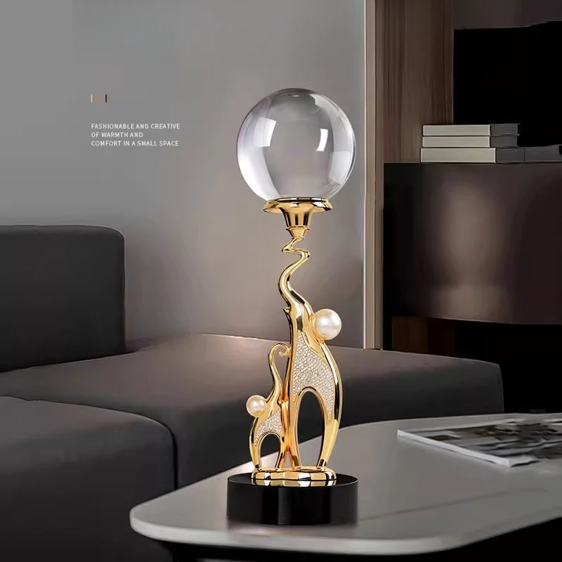 Высококачественный светлый роскошный стеклянный хрустальный шар, украшение для входа в гостиную, высококачественное атмосферное украшение для дома