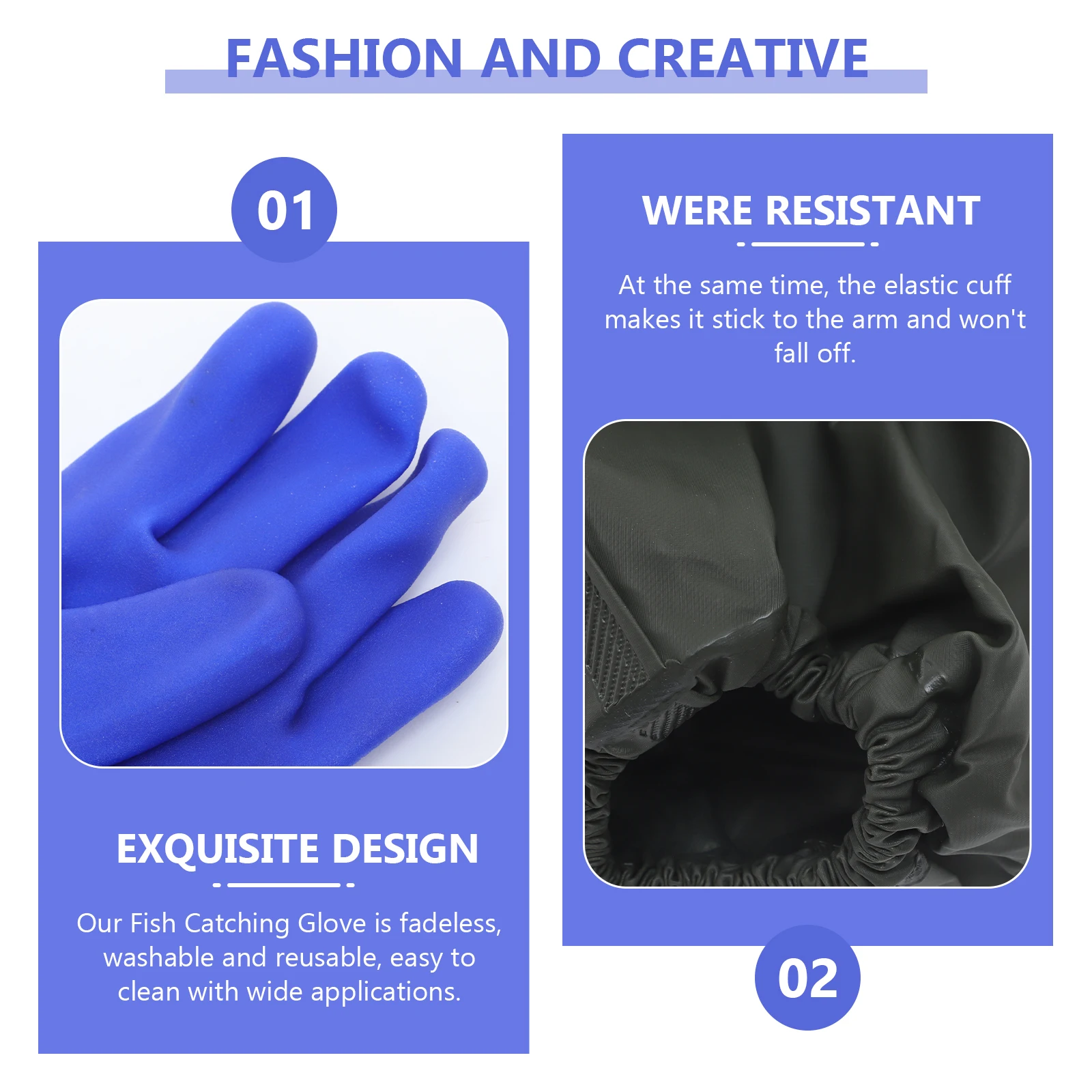 

Fishing Waterproof Gloves Long for Tank Heavy Duty Dishwashing Miss Thick Garden