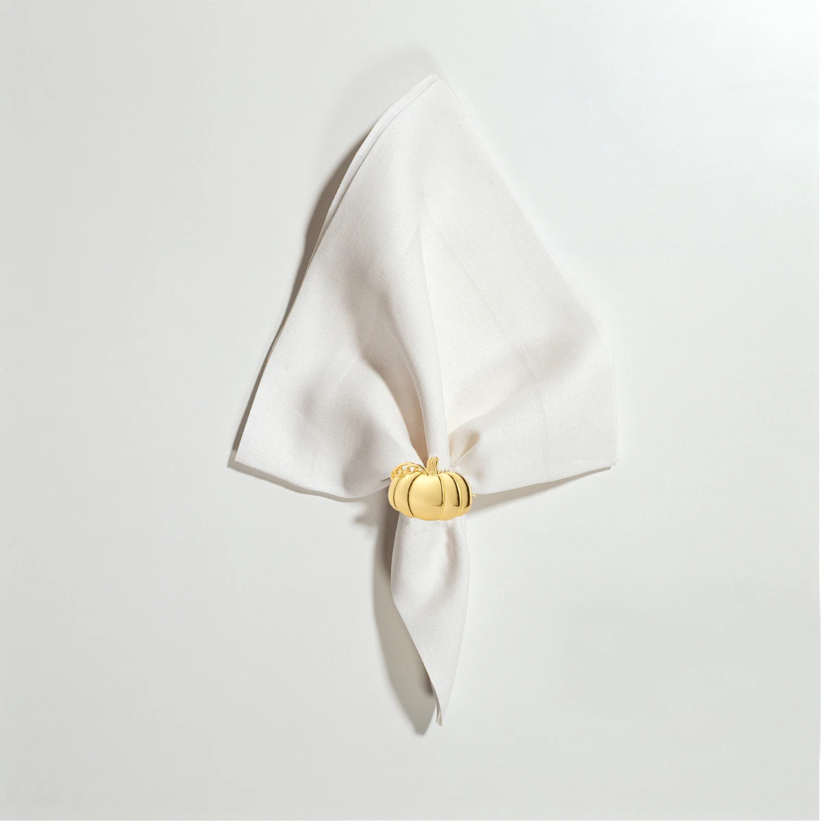 

4 Pcs Pumpkin Napkin Buttons Decorative Holders Napkins Ring Rings for Banquet Table Supplies