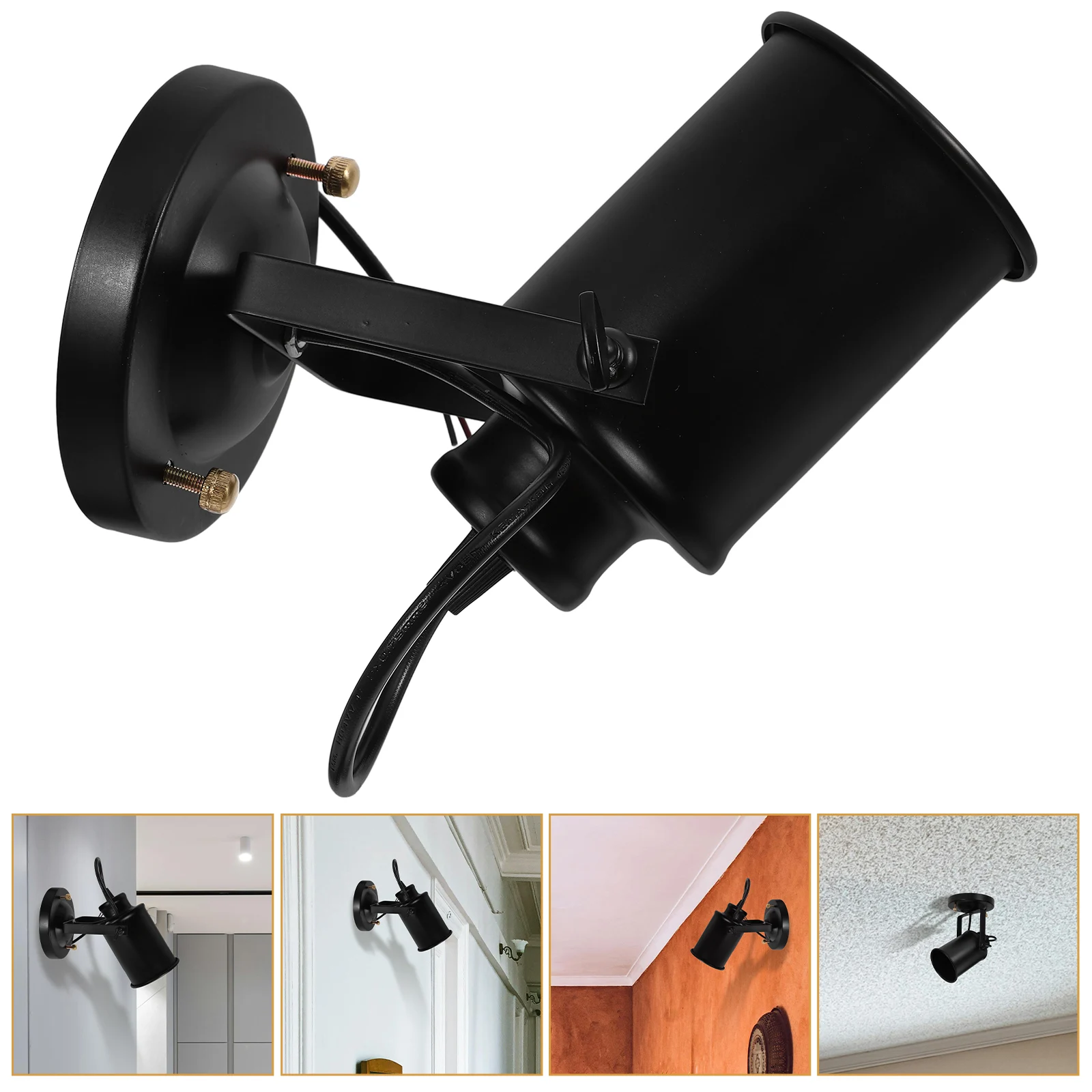 

Retro Track Spotlights LED Durable Lights Industrial Style Simple Design Adjustable Angle Ceiling Lamps Shop Decor Modern