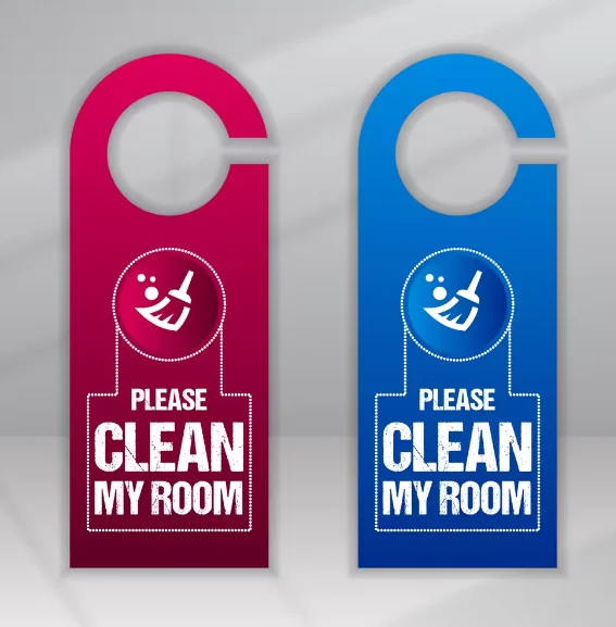 

200pcs Customized door tags, paper Carmen tags, advertising flyers, hotel room door labels