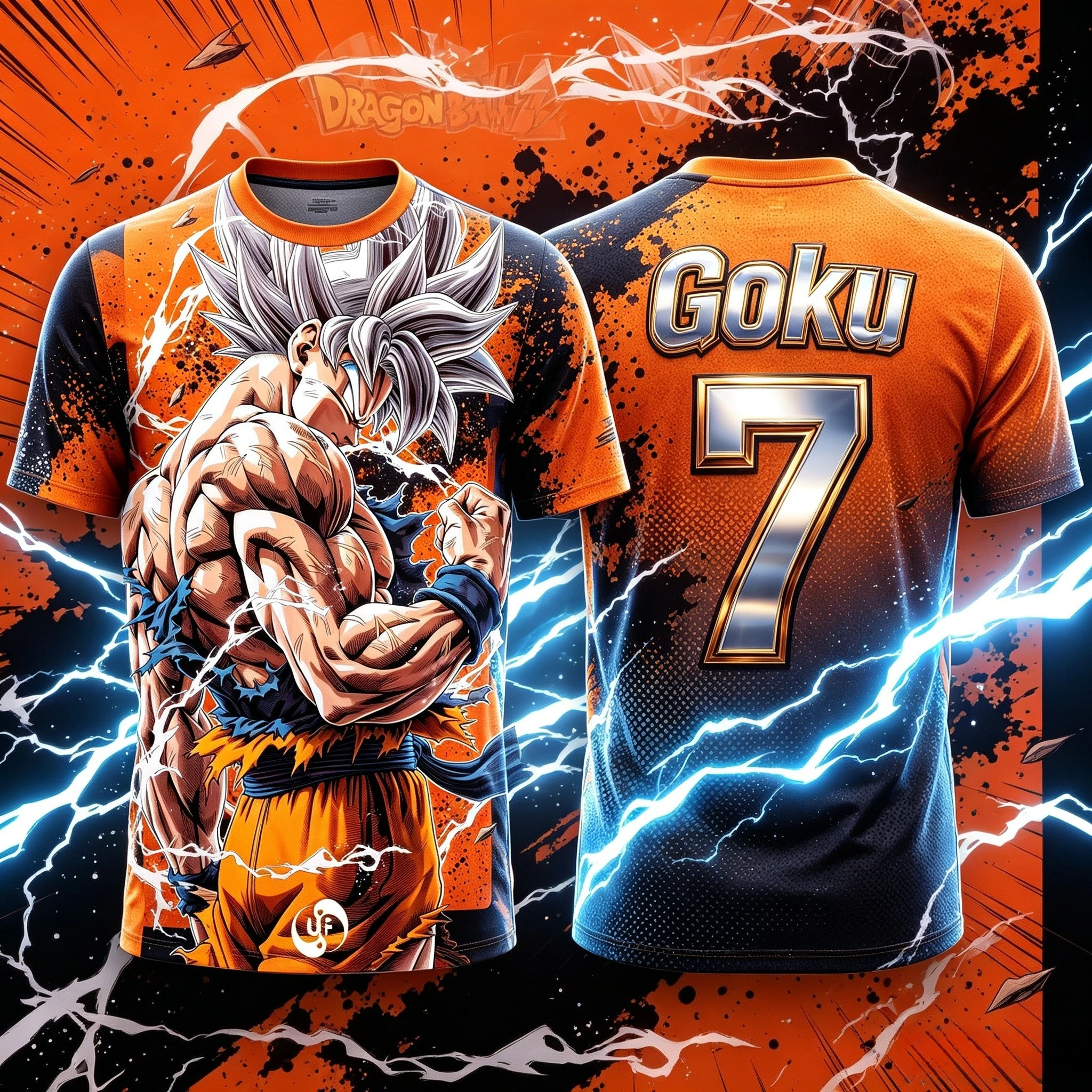 2026 Neues Fußballtrikot für Erwachsene Herren Nr. 10/7 Goku 3D-gedrucktes T-Shirt Kinder Anime T-Shirt Spezielles Kindertrikot Atmungsaktiv Y2k