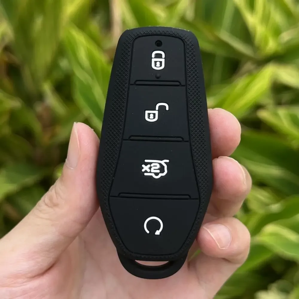 Custodia protettiva per chiave auto in silicone per BYD Han Ev Tang Dm/Qin PLUS/Song Pro/MAX/Yuan Dolphin Buckle Key Shell Accessori auto