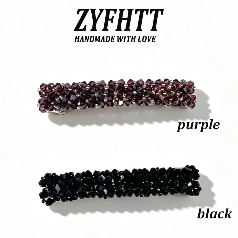 1/3 Stück ZYFHTT Strass-Metall-Haarspange für Damen, Elegante Seitenspange, Modische Mädchen-Haarnadel, Haaraccessoires – Detail 19