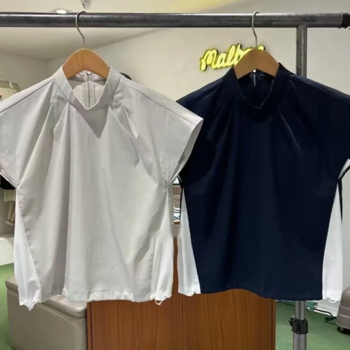 Women's 2-Piece Golf Set 2026 Summer New Korean Style Cooling Short Sleeve Lightweight Skirt Outdoor Polyester Stretch Soft