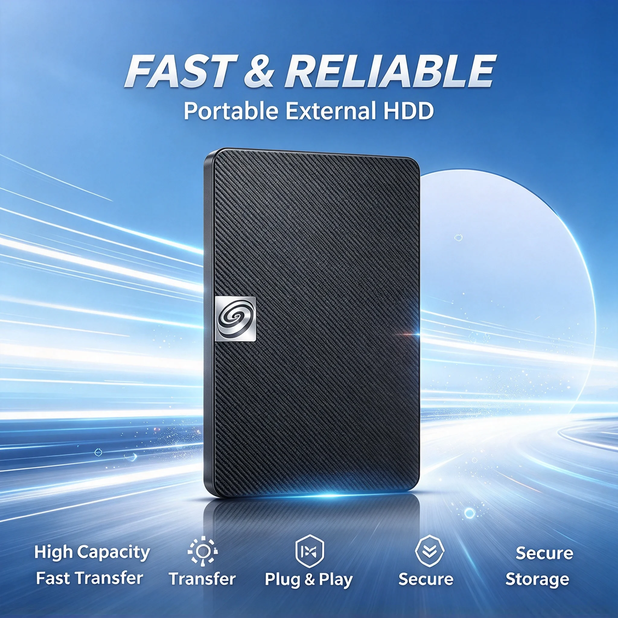USB30 Portable External Hard Disk 2.5 Inch 500GB 1TB 2TB 4TB Storage Drive for PC Mac Daily Data Backup File Storage Media Docum