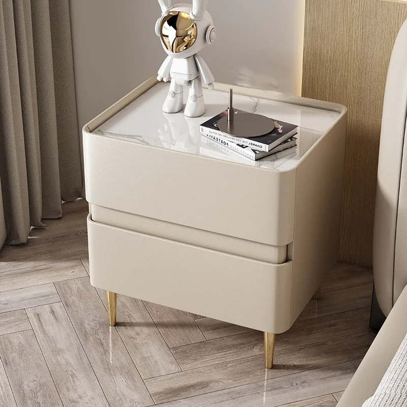 

Bedroom Nightstands Decoration Luxury Furniture Wooden Storage Bedside Table Unique Night Table Room Cabinet Mueble De Madera