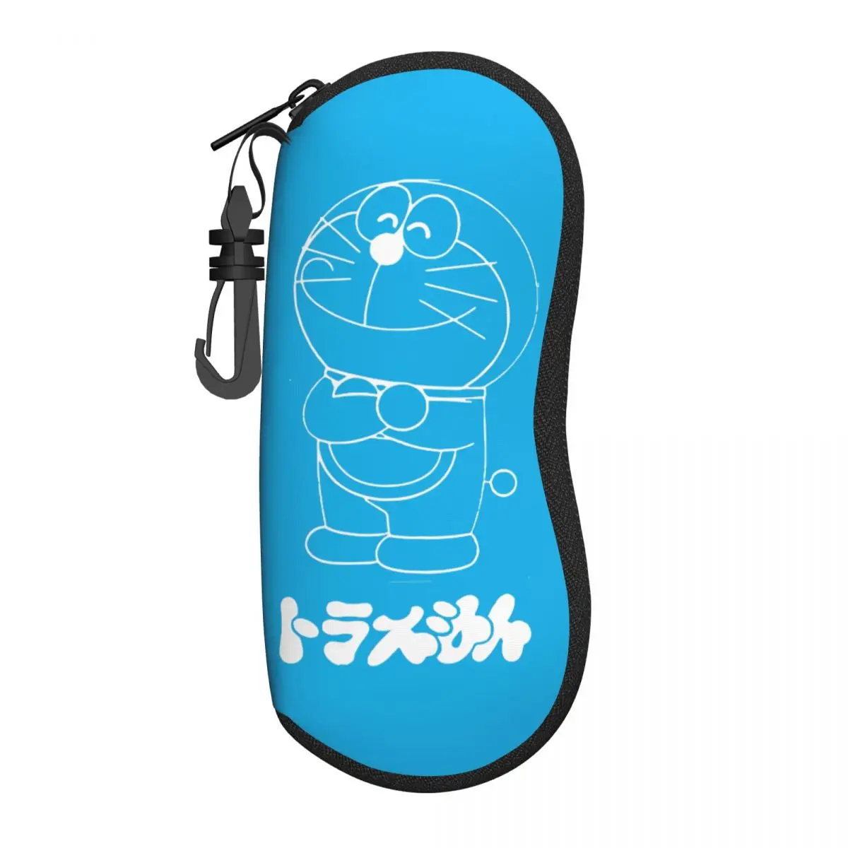 Cute Cartoon Glasses Case Doraemons Blue Cats Accessories Zipper Eyeglasses Storage Box Cartoon Sunglasses Box