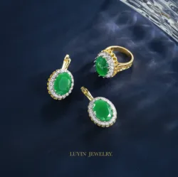 Pendientes de cobre con incrustaciones de circonita para mujer, joyería de moda de estilo ovalado, 2 colores, chapado en oro de 14k, decoración clásica de boda