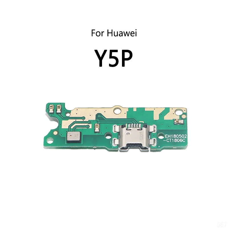 USB Charging Dock Port Socket Jack Plug Connector Charge Board Flex Cable For Huawei Y5P Y6P Y6S Y7P  Y7A Y8P Y8S Y9S Y9A