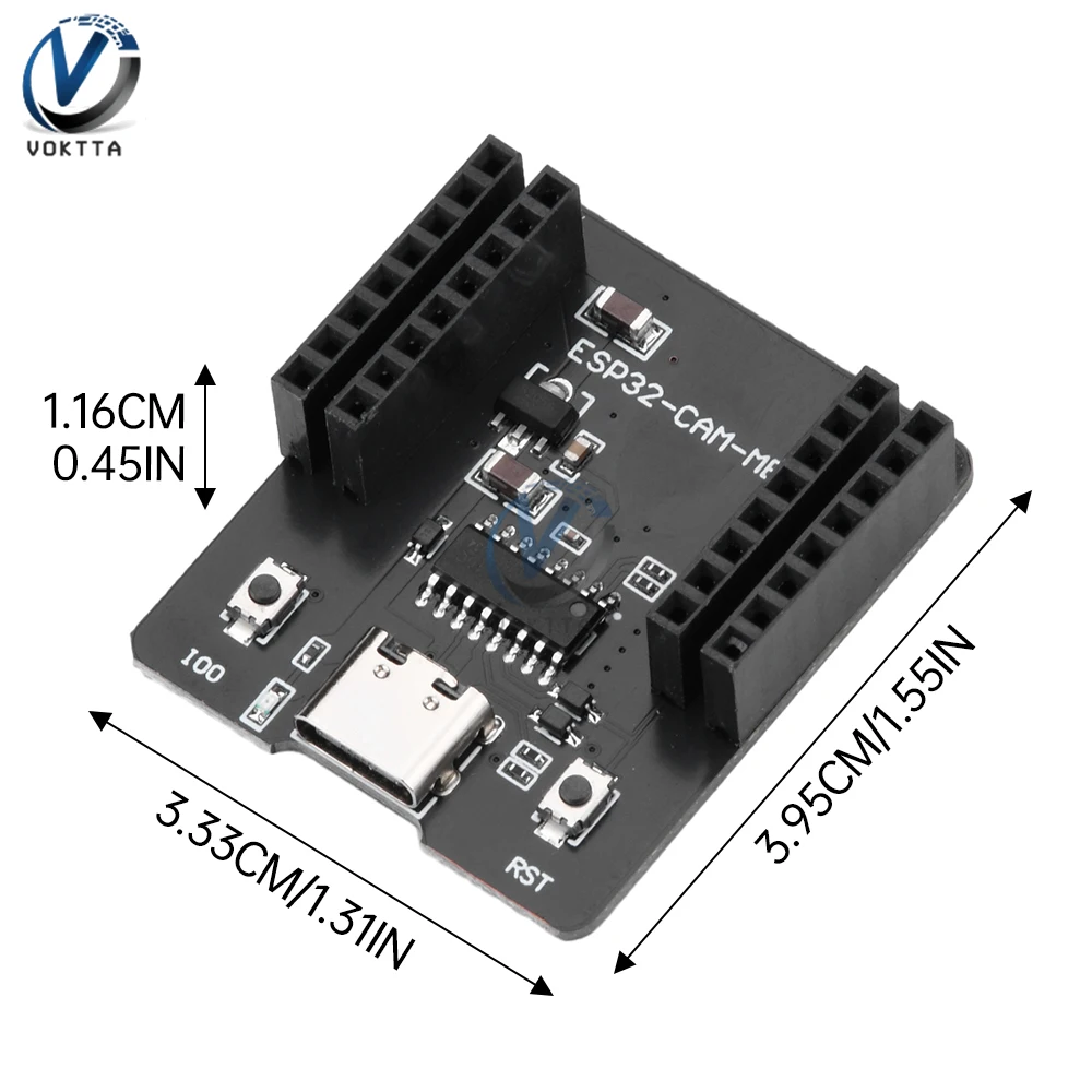 ESP32-CAM-MB Development Board Test Backboard Serial Port Burner Module CH340C Type-C Expansion Interface For WiFi Camera Module