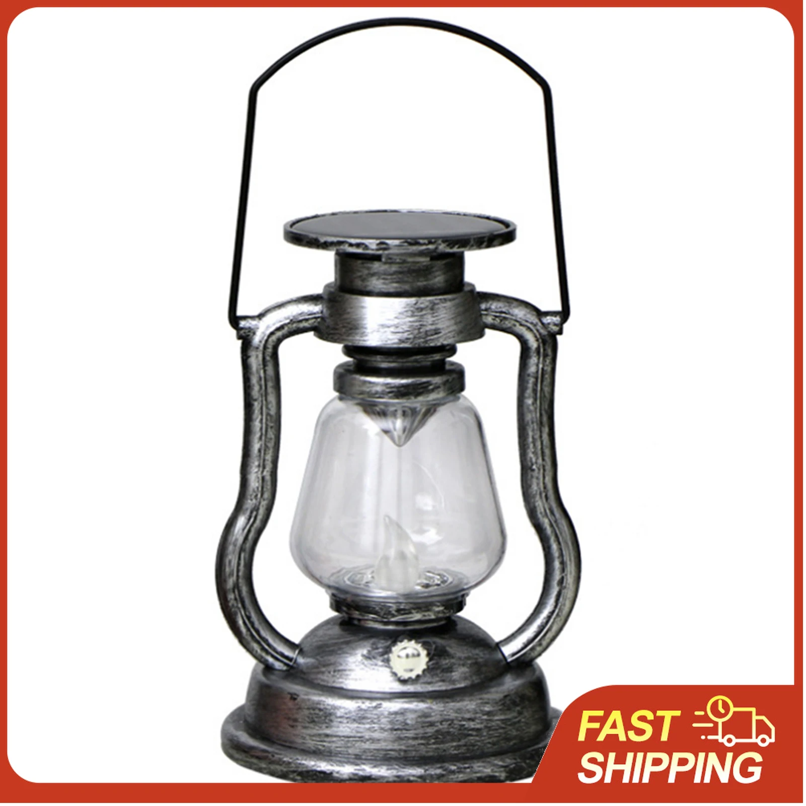Solar Powered Hanging Candle Light  LEDs Oil Lamp Flickering Flameless Solar Lantern Outdoor Hanging Lighting for Patio Garden