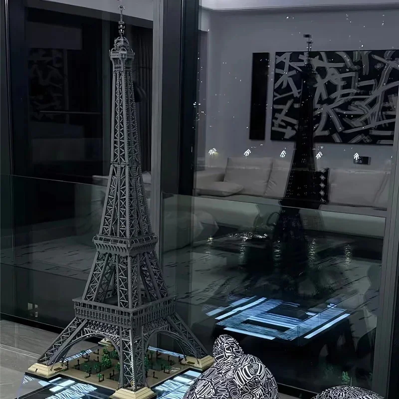 2025New 10001 PC Op voorraad 1.5 M Eiffeltoren compatibel 10307 PARIJS Architectuur Model Bouwsteen Volwassen kinderen Speelgoed Gift Set