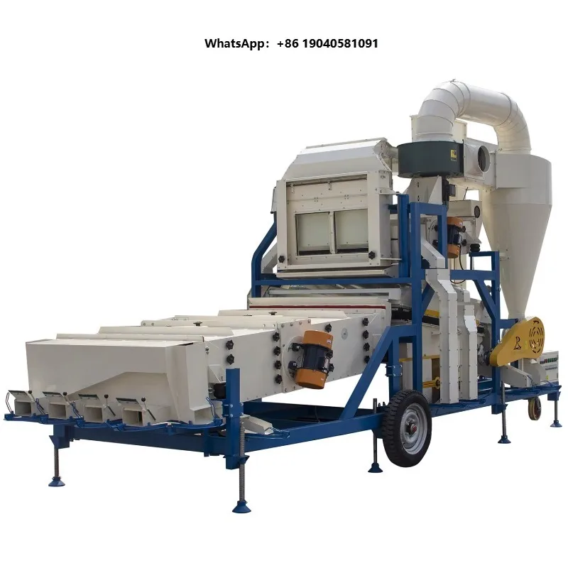 Seed Cleaning and Processing Machine Multi Functional Grain Seed Cleaner Grader for Wheat Corn Sesame