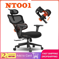 NEWTRAL Chair Standard NT001 Adaptive Lower Back Support Ergonomic Chair, Adjustable Armrest Headrest, Nylon Base