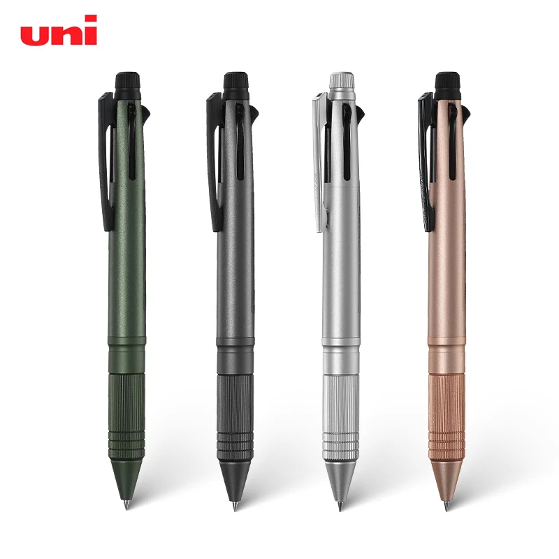 Japan UNI Jetstream Multi-function Pen MSXE5-2000A 4Color Ballpoint Pen 0.7mm+mechanical Pencil 0.5mm Office Supplies stationery