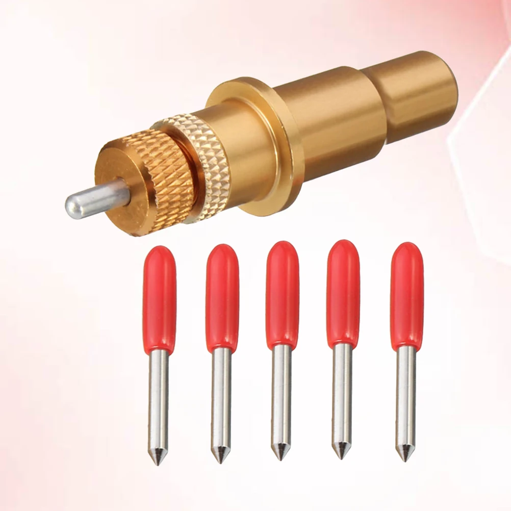 

/Set Holder Compatible Cutting Plotter Vinyl Cutter Blades 45 Degree Carbide Tips High Precision Lightweight Wood Pvc