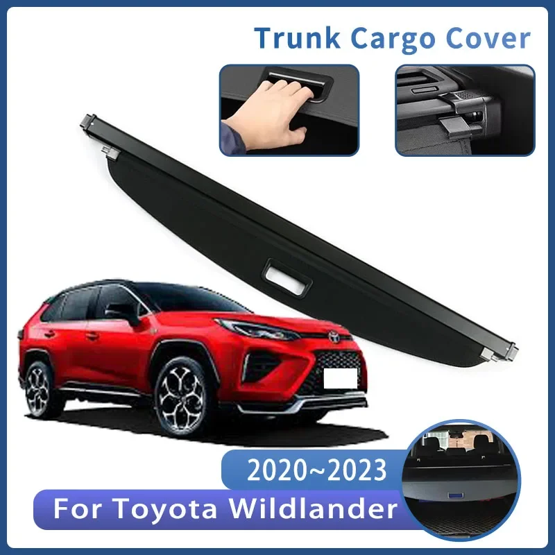 

Car Trunk Bracket For Toyota Wildlander 2020~2023 Rear Trunk Cargo Cover Retractable Curtain Partition Privacy Auto Accessories