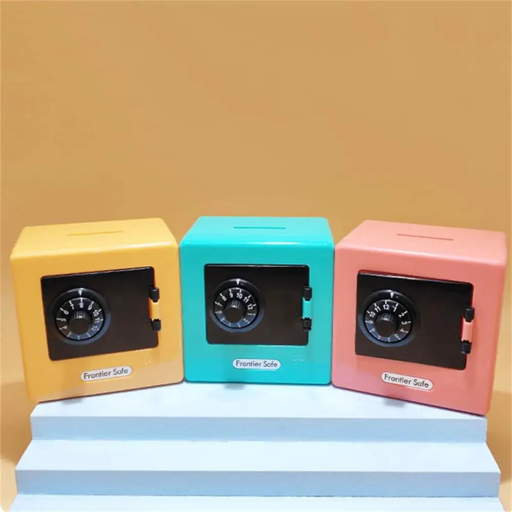 Rotate Password Piggy Bank Combination Lock Mini Money Boxes Coin Saving Banknote Cash Piggy Deposit Safe Box Kids Gift