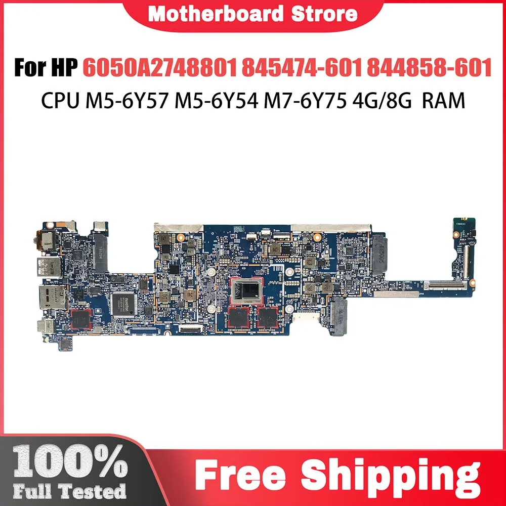 

Mainboard For HP 6050A2748801 Laptop Motherboard M5-6Y54 M5-6Y57 M7-6Y75 CPU 4G/8G-RMB