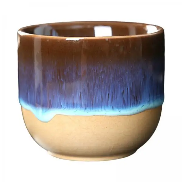 Creative Ceramic Tea Mug Handleless Porcelain Cup for Green Tea Latte Cappuccino Daily Drinkware