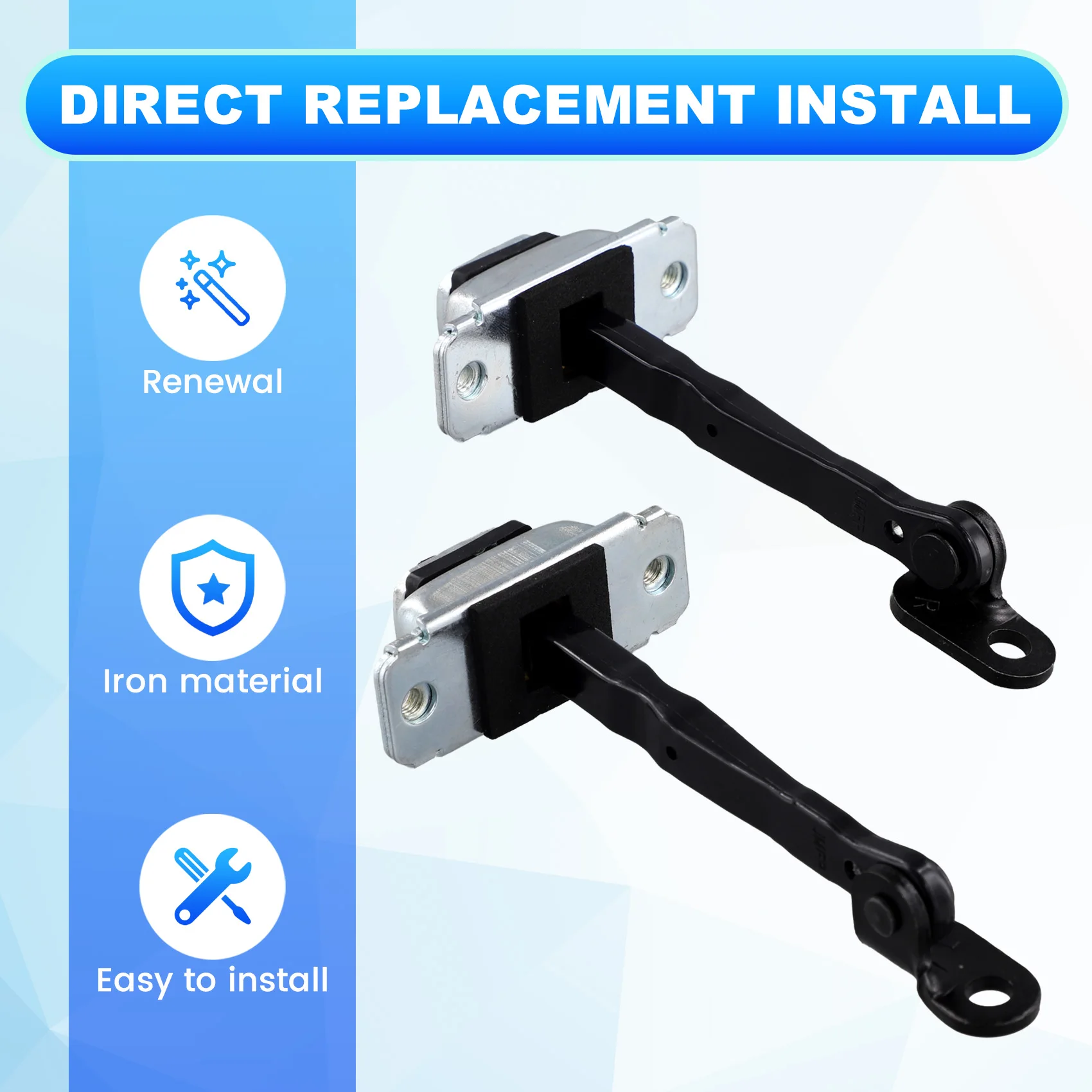 

Superior-Front Left/Right Door Check Stop Hinge Strap Limiter 79380-2E000 79390-2E000 For Hyundai Tucson (5 Door SUV)