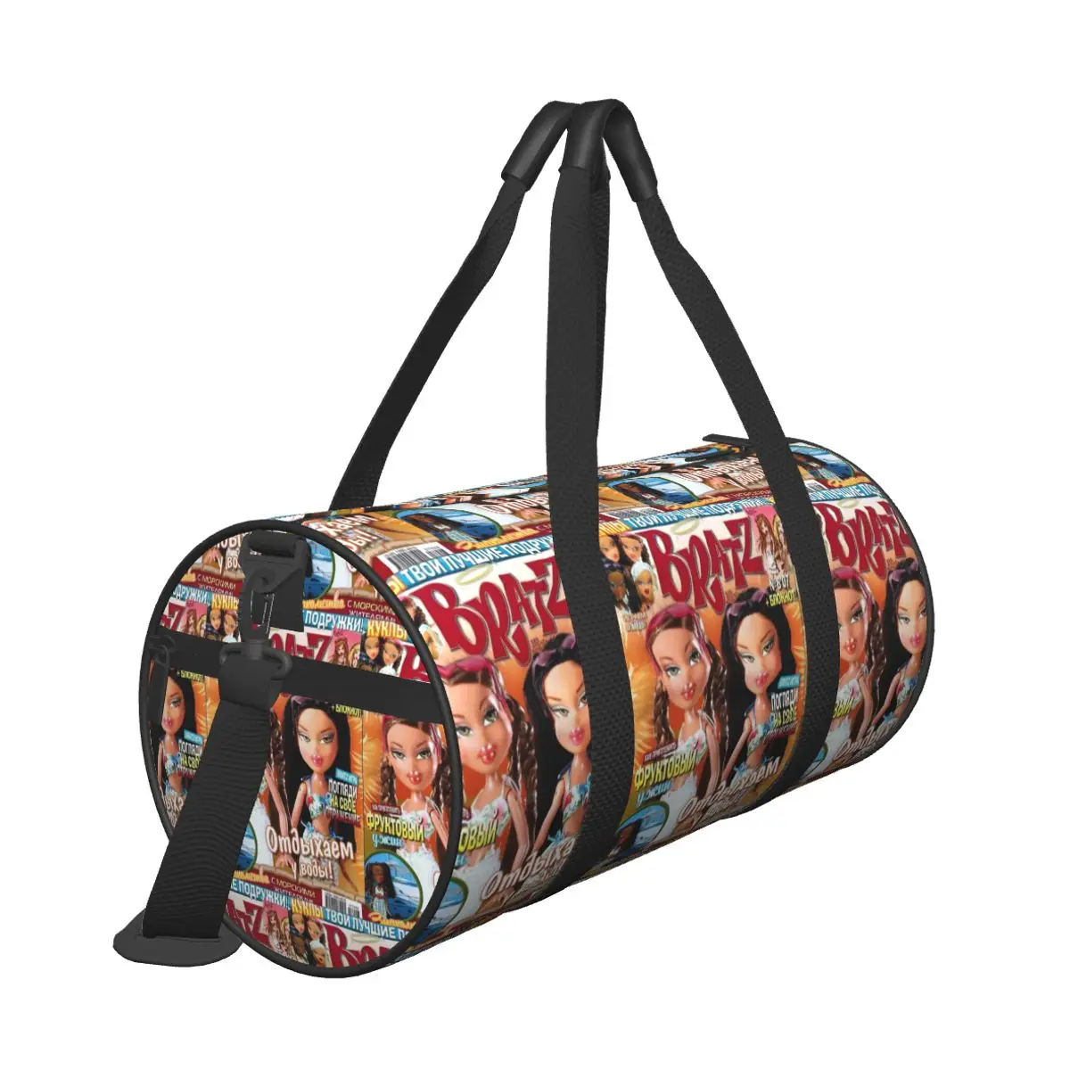 Bratz Magazine Gym Bag Swimming Sports Bags Men Design with Shoes Colorful Fitness Bag Outdoor Handbags