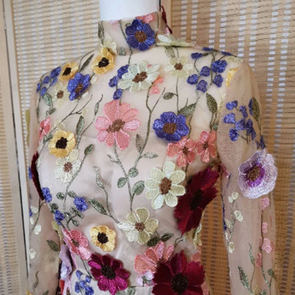 غمد فساتين أم العروس مع زين 2025 صيف جديد كم كامل فساتين حفلات الزفاف سستة الظهر رداء دي سواريه #2