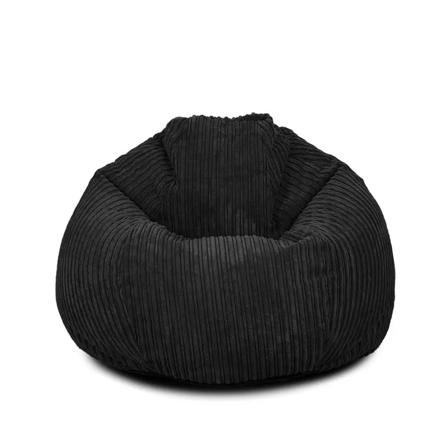 Large Corduroy Ready Filled Adult Bean Bag Lightweight Comfortable Beanbag Lounger Chair for All Ages Recliner Breathable Fabri