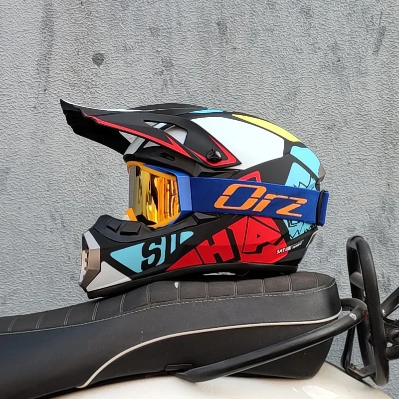 

%a Motocros Kask Cross Downhill Soporte Casco Off Road Helmet Racing Classic Motorcycle Original Enduro Helmet Casco Jet