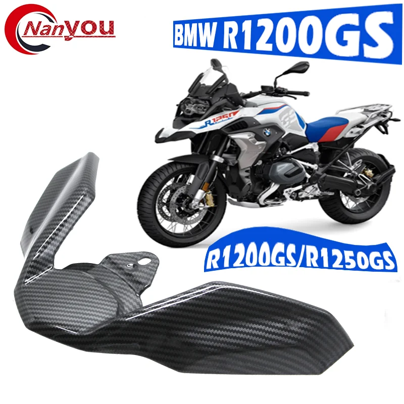 Motorcycle Carbon Look Front Beak Fairing Extension Wheel Extender Cover For BMW R1200GS R1250GS R1200 GS LC 2018 19 2020 2021