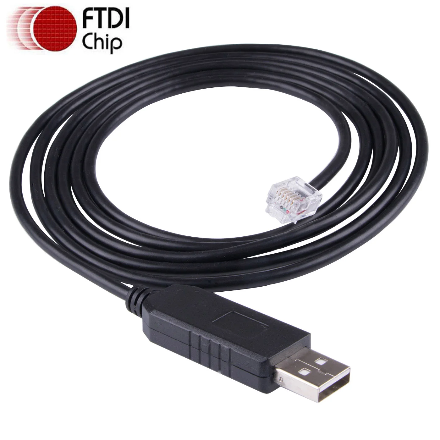 FTDI USB to RJ12 6P6C Serial Converter Cable for Leadshine Stepper Drive Servo Motor DM432C DM442 DM556 DM856 3DM683 AM882