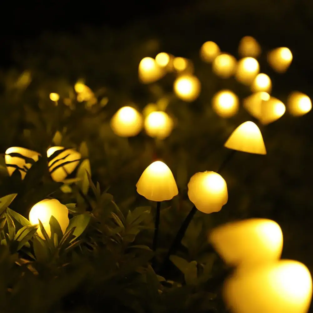 

Fairy Mushroom Lights for Outdoor Solar Mushroom Light Color Changing Solar Mushroom Lights Outdoor Garden for Parties