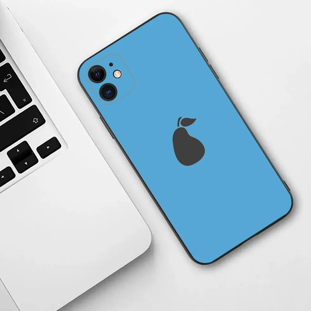 Custodia per telefono Icarly Pear Logo per iPhone 15,14,13,12,11,Plus,Pro Max,XS,X,XR,SE,Mini,8,7 Cover morbida in Silicone