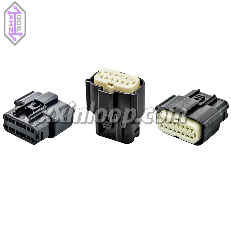 

33472-0673 sealed automotive connector housing 16position 2 row 3.5 mm pitch black color wire to wire female receptacle housing