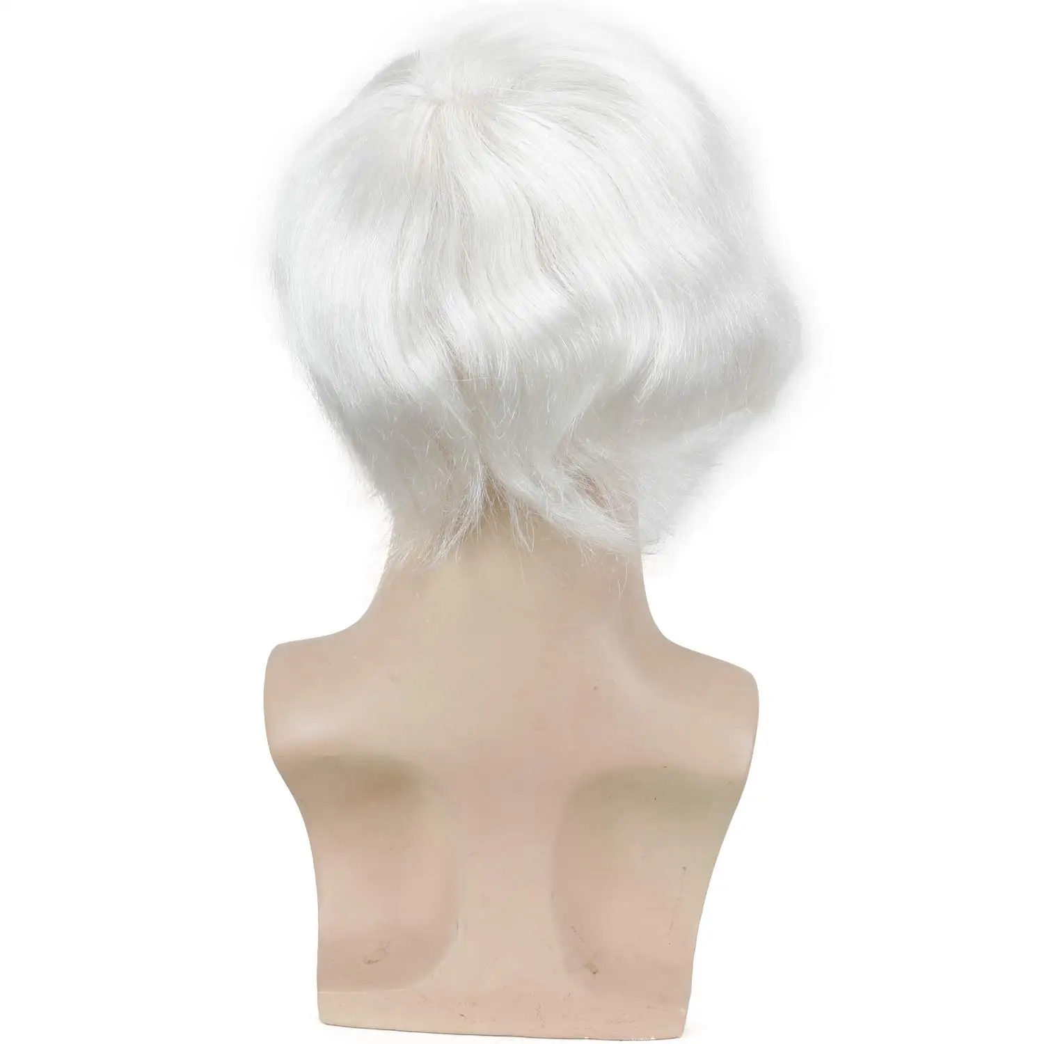 Men’s Toupee 0.03mm Transparent Ultra Thin Skin Full PU Base Replacement System Hair Pieces for Men V-Looped