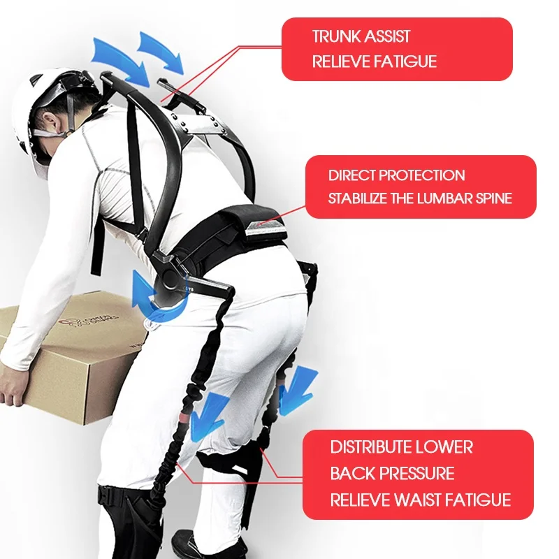 Safety Certified Fast Shipping Decompression Exoskeleton Equipment, Human Wearable Power-assisted Walker for Goods Transport